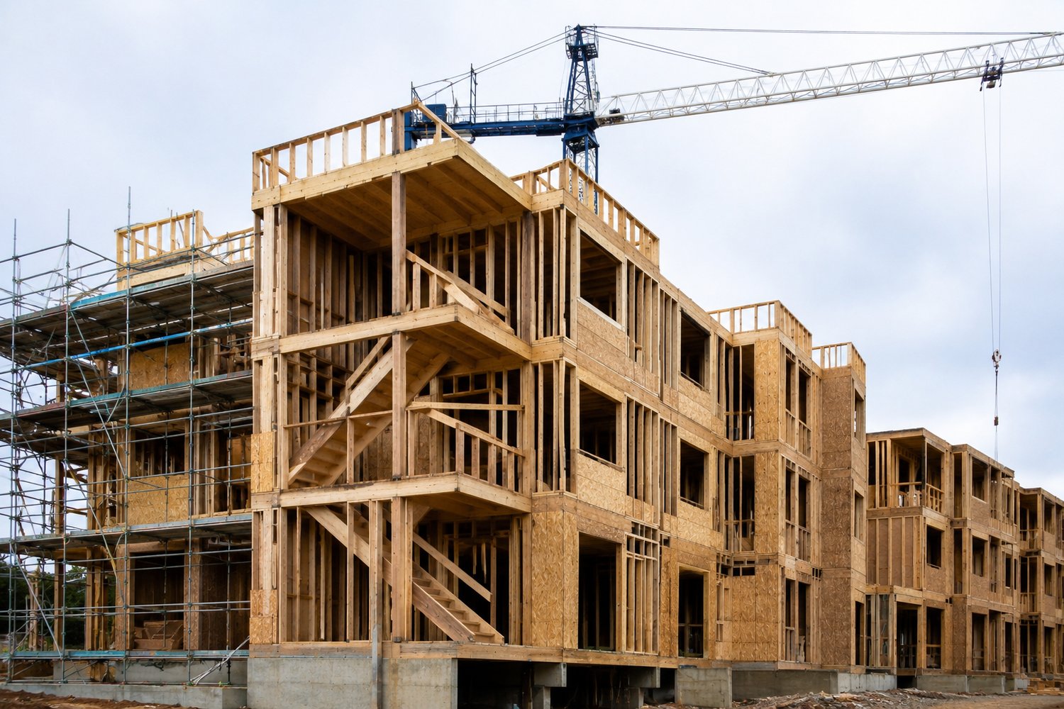 Multi-family building framing